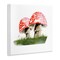 Stupell Industries Red Mushroom Pair Wall Plaque Art Design by Alexandria Gilbert Kincaid